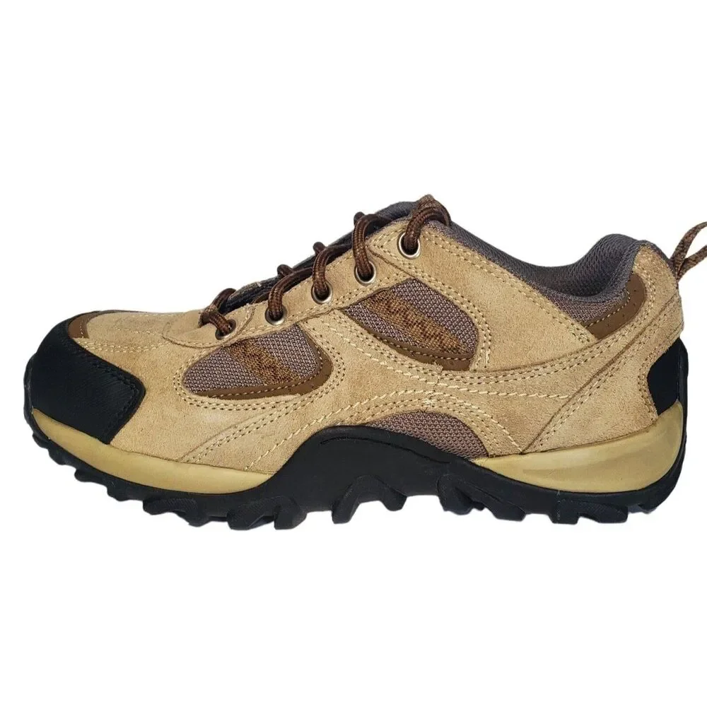Brahma Rose For Her Steel Toe Shoes Womens 8 Leather Upper Khaki Workwear
